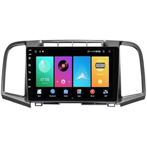 Android 14.0 2 Din Autoradio 9"" Touchscreen Auto Stereo voor Toyota Venza 2008-2016-[Ingebouwd CarPlay/Android auto/DSP/GPS]-Support MIC/Stuurbediening/Bluetooth 5.0(P2 WIFI 4-Core 1G+32G)