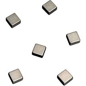 Naga Super sterke vierkante neodymium magneten (Pack van 6)