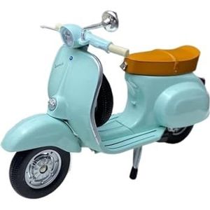Schaalmodellen Schaal 1:18 Voor Vespa 50 RN 125 Primaver Motorfietsmodelset Hemelsblauwe Statische Collectie Ornamenten Verzamelobjecten