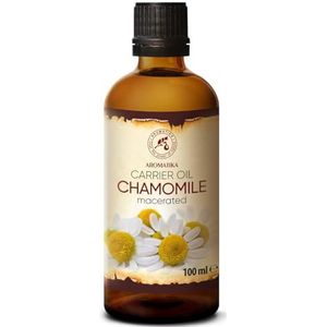 Kamilleolie 100ml - 100% Puur Natuurlijke Basisolie - Dragerolie - Rijk aan Mineralen & Vitamines voor Intensieve Huidverzorging - Massage - Wellness - Maken van Eigen Cosmetica - Ontspanning - Beauty - Anti-Rimpels - Anti-Aging