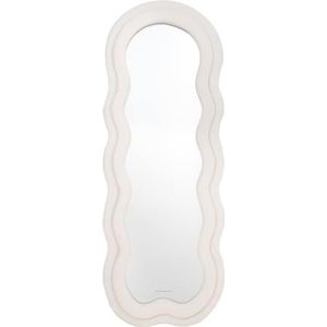 Flamingueo Staande Spiegel - Golvende Spiegel, Wavy Mirror Teddy, Vloerspiegel, Decoratieve Wandspiegels, Kamerdecoratie, Asymmetrische Spiegel