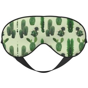 Cactus. Slaap Eye Mas Bijgewerkt Ontwerp Licht Blokkerende Night Eye Blinder Mannen Vrouwen Shift Werk Reizen