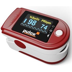 Saturatiemeter Pulox PO-200 Solo - Pulsoxymeter voor meting van hartslag, zuurstofsaturatie (SpO2) en perfusie-index op de vinger