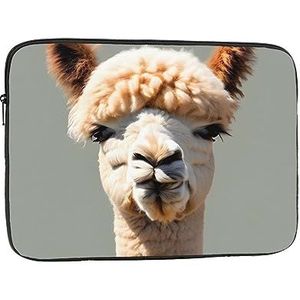 Alpaca Avatar schokbestendige draagbare laptop beschermende hoes, mannen vrouwen zakelijke reizen kantoorbenodigdheden cadeau 25 cm