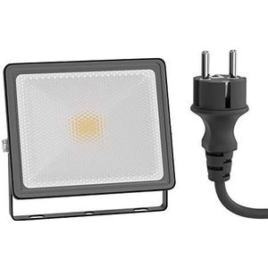 ledscom.de LED tuinspot FLIN voor buitengebruik, IP66, stekker, zwart, 11.5 W, 837lm, warm wit