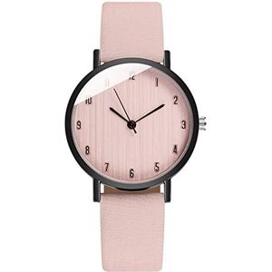 OSOLVE Lederen Armband 2023 Vrouwen Casual Quartz Lederen Band Newv Band Horloge Analoge Pols Watc Feminino Mode Luxe Dames Horloge, roze