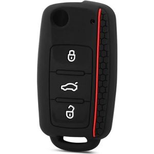 Sleutelbehuizing houder Autosleutelhoes Voor Siliconen Hoes Voor Polo Voor Passat B5 Voor Golf 4 5 6 Voor Jetta Mk6 Voor Tiguan Voor CrossFox Voor Eos Voor Scirocco Sleutelbehuizing