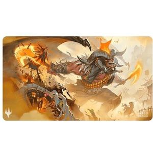 Ultra PRO - Outlaws of Thunder Junction Playmat Ft. Rakdos for Magic: The Gathering, Limited Edition Unieke Artistieke Collectible Card Gaming TCG Playmat Accessoire