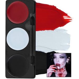 Mehron - Tri-color Schmink Palet - Vampier - 0,7 oz (20 g)