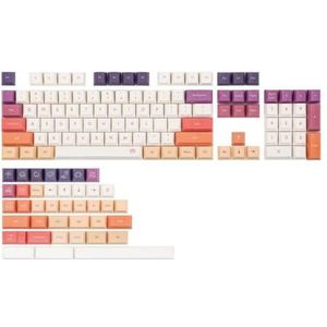 QPSJXN 143 toetsen kleurmiddel sublimated PBT-profiel toetsenbord voor ANSI-lay-out mechanische gaming-toetsenborden