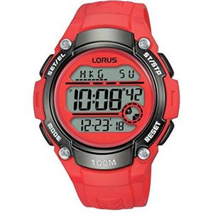 Lorus dames digitaal kwarts horloge met siliconen armband R2343MX9