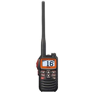Standard Horizon HX40E 6 W ultracompacte marine handtransceiver met FM-radio-ontvanger. Bevat NOAA weerkanalen met weerwaarschuwing.