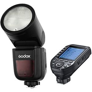 Godox V1C Speedlite Speedlight Wireless 2.4G Ronde kop voor Canon EOS serie 1500D 3000D 5D Mark LLL 5D Mark ll + Godox XPROII-C 2.4G Wireless Flash Trigger Transmitter