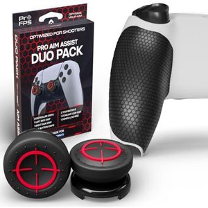 ProFPS Duo Pack – Geschikt voor PS5 – Controller Grips + 2 Thumbsticks – eSports Accessoire voor PlayStation 5 – Comfort, Grip & Precisie – Concave & Domed Low-Rise