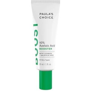 Paula's Choice 10% Azelaic Acid BOOSTER - Multitasking Kalmerend Gezichtsserum Vervaagt Pigmentvlekken & Gaat Puistjes Tegen - met Azelaïnezuur & Salicylzuur - Alle Huidtypen - 30 ml