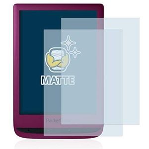 BROTECT 2x Antireflecterende Beschermfolie voor PocketBook Touch Lux 5 Anti-Glare Screen Protector, Mat, Ontspiegelend