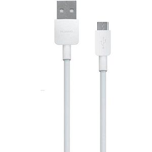 Huawei Echte witte Micro USB-datakabel Pc kabel bulk Pack 1.0M geschikt voor Ascend Y220,Y320,Y520,Y550,Y530,G630,G600,G610,G620,G700,Mate7,Honor 6,P6,P6,P7 ,P8 in bulk verpakking wit