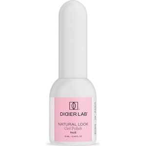 Didier Lab - Gel Polish Natural Look No8 - Professionele Manicure en Pedicure producten - Semi-Transparante Textuur - Jelly Effectlak - Geschikt voor beginners - UV Lamp