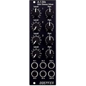 Doepfer A-138SV Mini Stereo Mixer Vintage Edition - Mixer modular synthesizer
