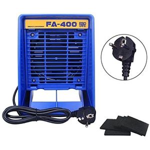 FA-400 Soldeerbout Rook Absorber ESD Fume Extractor Roken Instrument Met 5 stks Gratis Actieve Kool Filter Spons