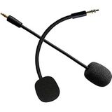 Microfoon Boom Mic, AMYYMA 3,5 mm Turtle Beach Ear Force Gaming Headsets voor Xbox One PS4 PC Computer Gaming Hoofdtelefoon, 2 stuks