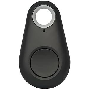 Retoo Zwarte multifunctionele bluetooth sleutelvinder met app en alarm, smart tracker, sleutels, tas, portemonnee, vinder compatibel met iOS/Android, anti-verloren sleutel, objectzoeker