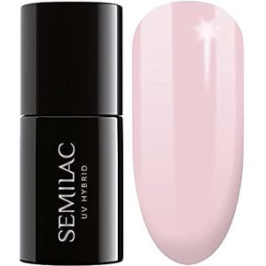 Semilac Gel nagellak, semi-permanent, UV 210, lichtroze, 7 ml