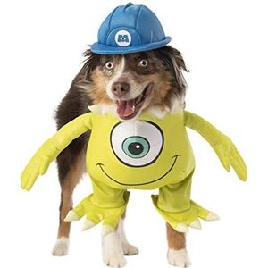 Rubie's Officiële Disney Pixar Monster Mike Pet Dog Kostuum, Hond Fancy Dress Maat Groot, 200 g