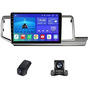 Android autoradio 2 Din geldt voor Honda Stepwgn 4 2009-2015 met Draadloze Carplay Android Auto GPS Navi WiFi 10 inch met Bluetooth FM/RDS+ Achteruitrijcamera/Stuurwielbediening(C20)