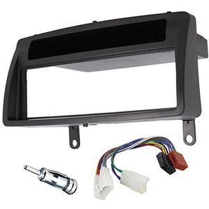Sound-way 1 DIN Radiopaneel Frame Autoradio, Antenne Adapter, ISO Aansluitkabel, ondersteuning voor Toyota Corolla