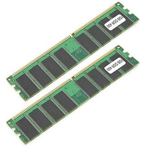 2 STKS DDR-geheugen, 400 Mhz 1 GB 184Pin-geheugen Ontworpen voor DDR PC-3200 Desktop Computer, volledig compatibele dubbelzijdige 16-grain geheugenmodule Desktopcomputer-upgrade