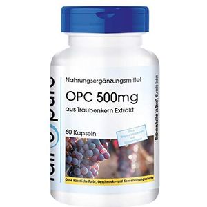 Fair & Pure® - OPC capsules 500mg uit druivenpit extract - oligomere proanthocyanidinen - vegan - zonder magnesiumstearaat - 60 capsules