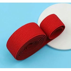 Verdikte elastische band met maismotief - goud/zilver metallic platte tailleband (brede stretchriem voor modieuze tailleversteviging) - 5 cm