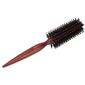 Haarborstel met Krulrol, Haarborstel met Rol Praktische Ronde Styling voor Het Verminderen van Kroezen Voorkomt Uitdroging en Gespleten Haarpunten voor Salon of Familiegebruik