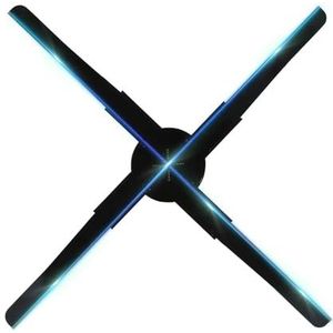 45CM 3D Hologram Projector Fan 510 LED Lamp Kralen Reclamemachine WiFi Holografische Projector Display Speler
