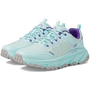 Skechers Dames Relaxed Fit D'lux Journey Verbena Sneaker, Mint, 38,5 EU, munt, 38.5 EU