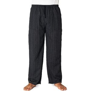 PANASIAM Relax pants cotton Lini, black, L