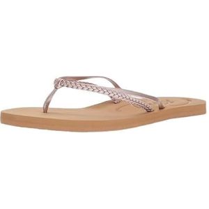 Roxy Cabo J Teenslippers voor dames, Bruine overloop, 36 EU