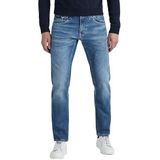 PME Legend Heren Jeans Commander 3.0 - Relaxed Fit - Blauw - True Blue Mid, True Blue Mid Tbm, 32W x 32L