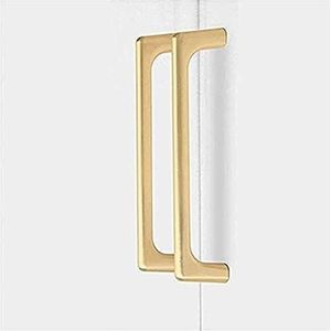 QRFMWRYO Deurklink Hardware Keukenkast Handvatten Handvatten, Kast Gouden Garderobe Rekken, Lade Goud, Accessoires (Maat: 170mm)