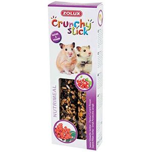 Zolux Crunchy Stick traktatie voor hamsters kruisbes/lijsterbes, 115 g