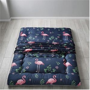 Mattress Topper Queen, Dikke Tatami-matras, studentenslaapzaalmatras, slaapmat met enkele en dubbele vloer, opvouwbare matras met verwijderbare matras (Color : Style17, Size : 120 * 200CM_10CM)