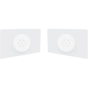 Game Console Top Cover voor PS5 Slanke Vervanging Beschermhoes Koeling Behuizing Shell (Wit)