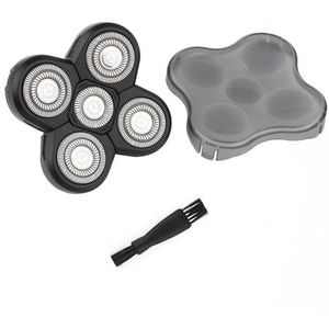 Reservemesjes, 5 stuks, universeel, 5 messen, vervangingskoppen, compatibel met Pitbull, Palm, Butterfly, reservekoppen voor de meeste Mainstream merken