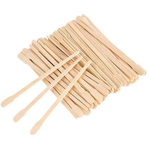 500 Pieces Eyebrow Wax Sticks Wooden Waxing Spatulas Mini Eyebrow Waxing Spatulas Small Wooden Waxing Applicator Sticks for Face & Eyebrows Hair Removal