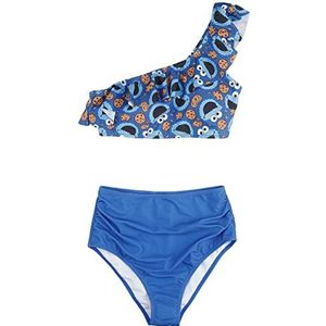 Sesame Street Cookie Universe Bikini Set blauw XXL