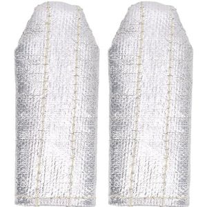 Tig lasvinger hitte schild zakgrootte aluminium folie isolatiebeschermers voor argon boog lassen industriële lassers hobbyisten 2 stks