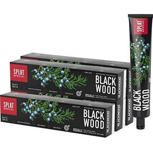 SPLAT - Blackwood Whitening - Tandpasta - 5 stuks - 5 x 75 ml