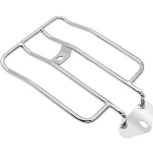 bagagedrager Voor Sportster Voor XL 883 1200 Iron 48 72 Low Nightster 2004-2019 Achterbagageplank Motorfietsbagagerek Ondersteuning Motorfiets bagagedrager(Chrome)