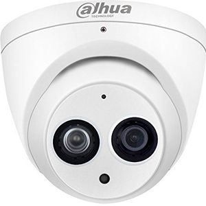 Dahua UltraHD 4K (8MP), Eyeball Outdoor Security IP-camera, IPC-HDW4831EM-ASE, 3840×2160,4mm vaste lens ingebouwde microfoon, IR Mini Dome Camera met 50m nachtzicht, Micro SD-geheugen, IP67, H.265,